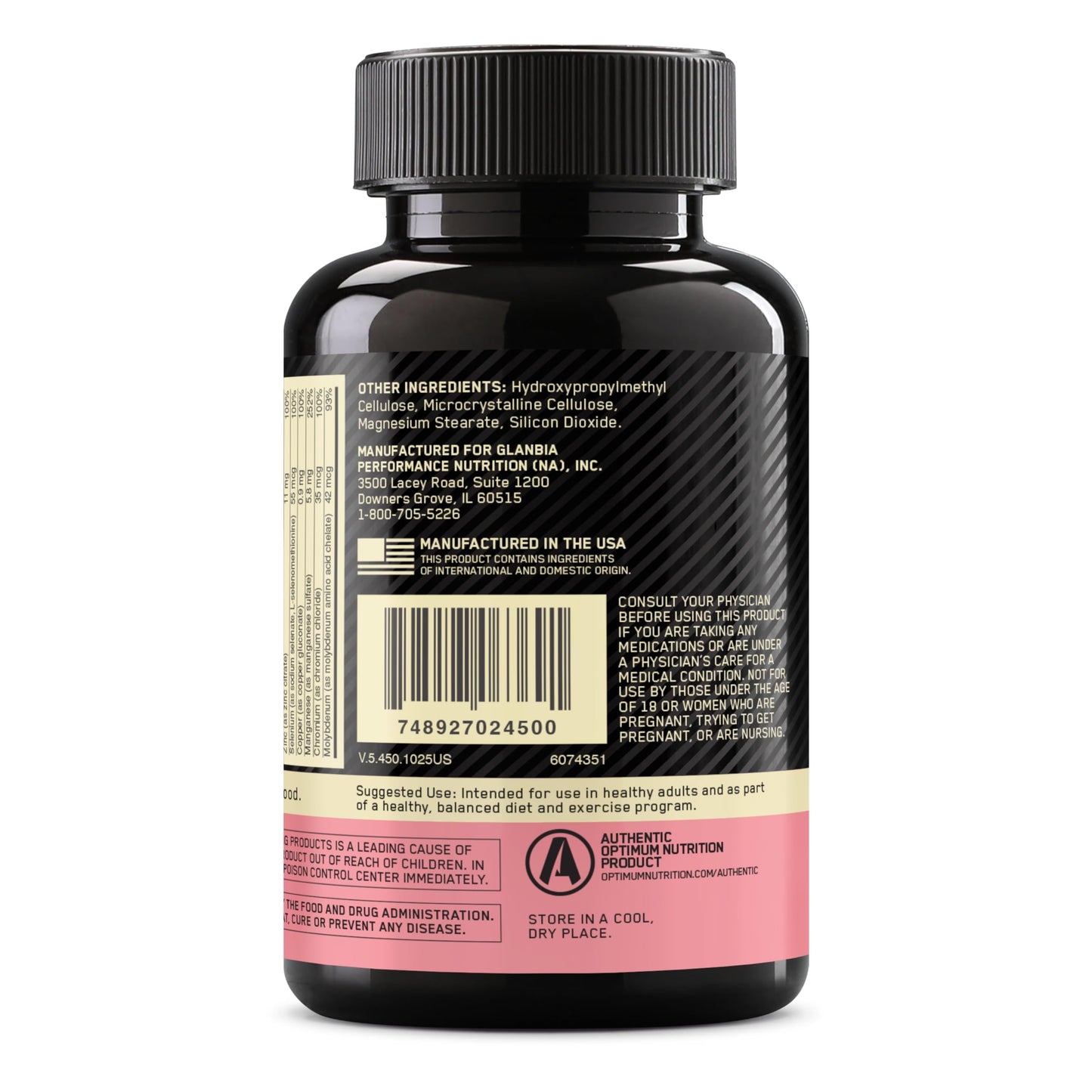 Optimum Nutrition Opti-Women Daily Multivitamin for Women Capsule 60 Count