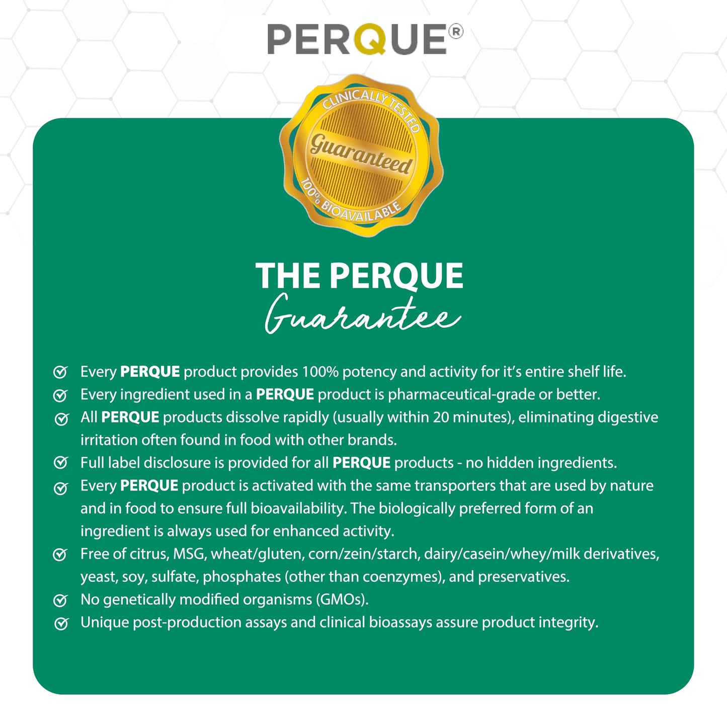 PERQUE Potent C Guard 1000 mg Tablet, 100 Count