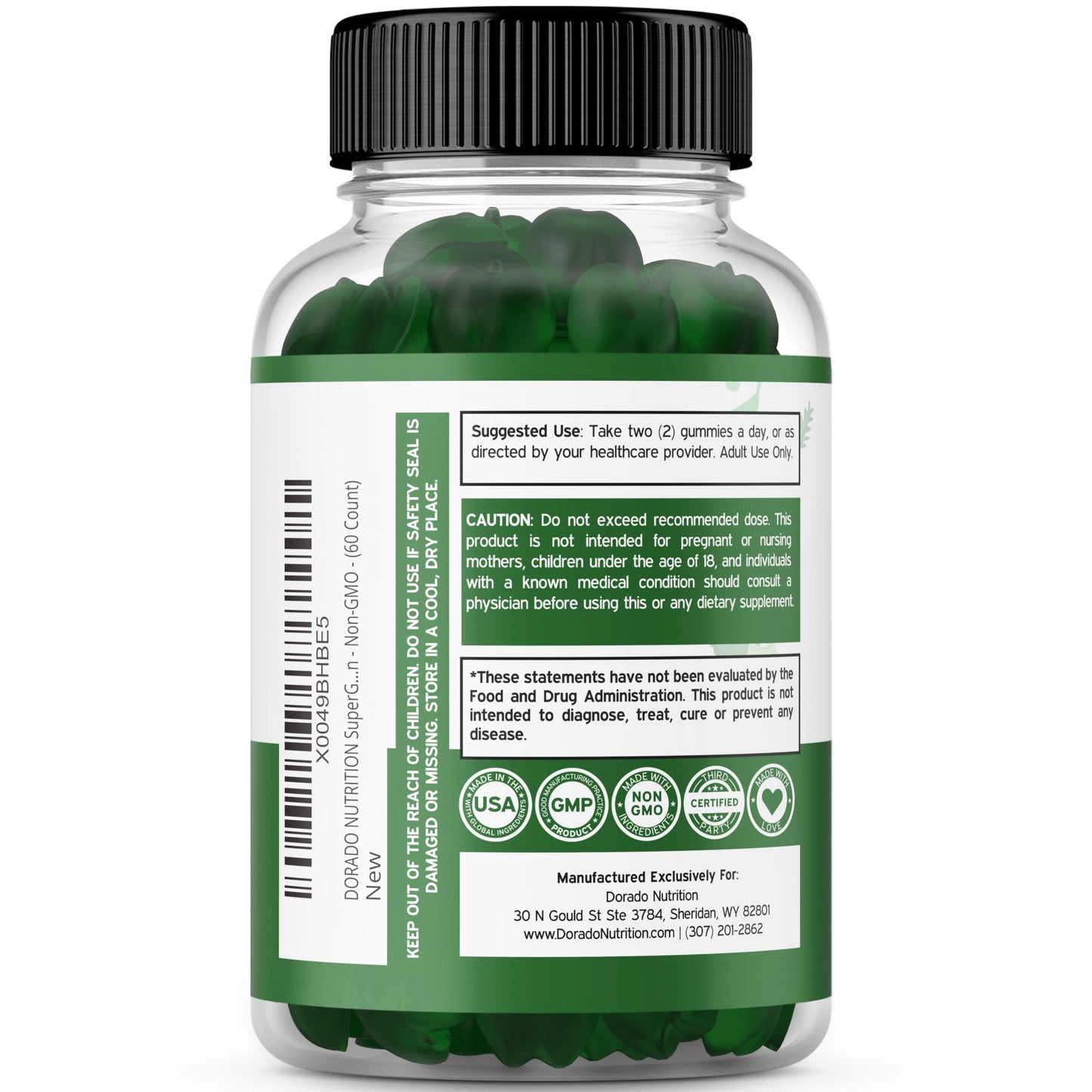 DORADO NUTRITION Shilajit Gummies 120 Gummies