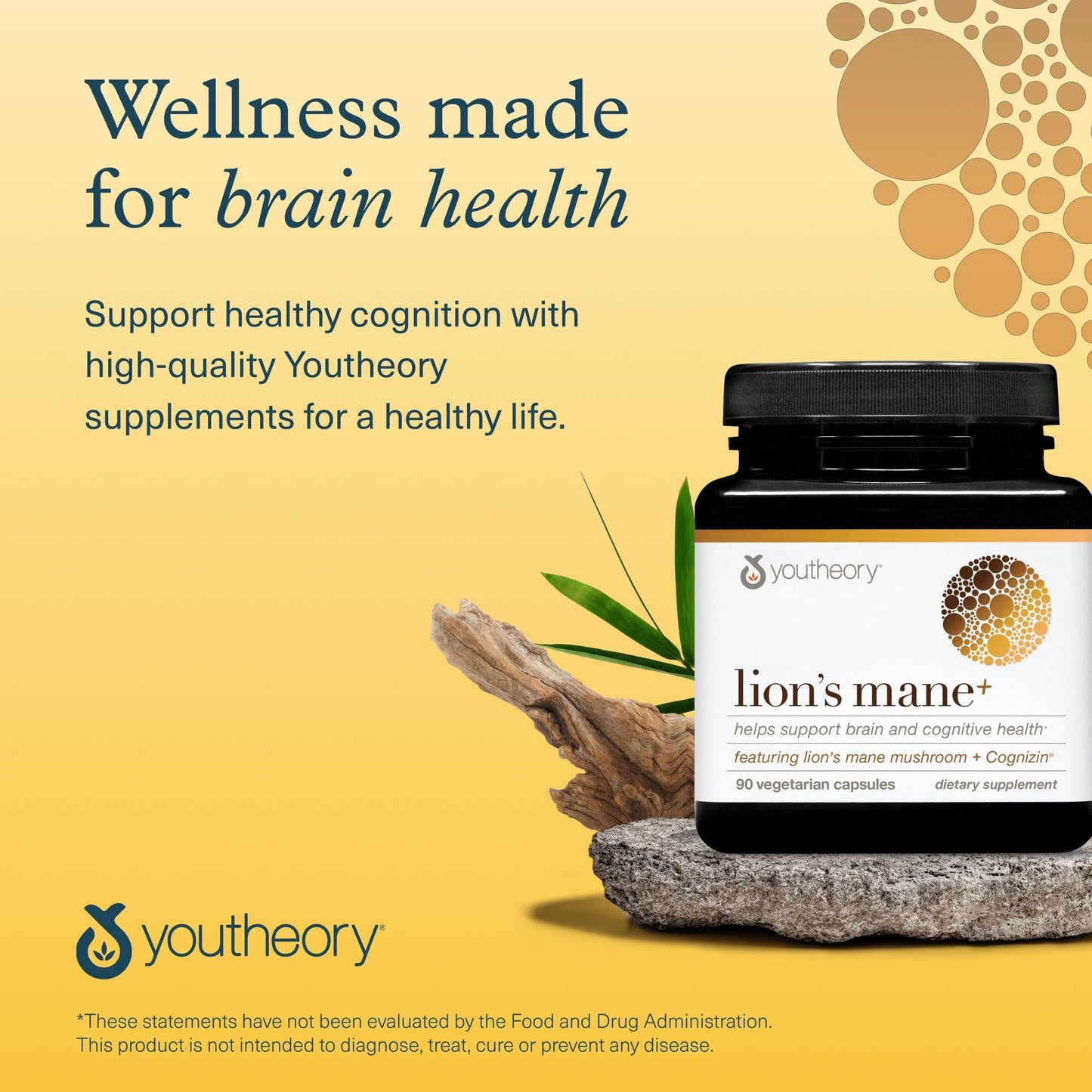 Youtheory Lion's Mane Plus 60 Capsules