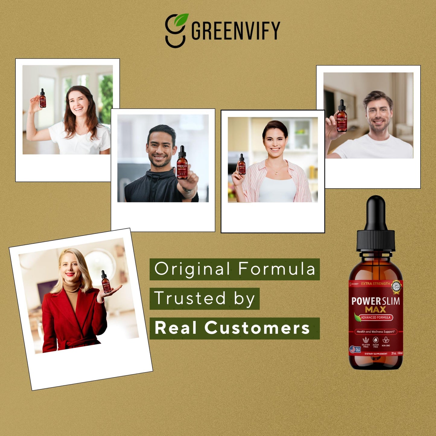 GREENVIFY Power Slim Max Extra Strength Advanced Formula Dietary Supplement Capsule 60 Count