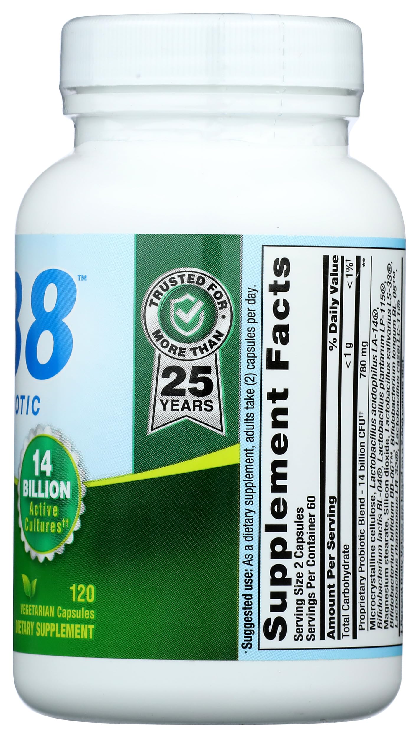 PB8 Probiotic 8 Strains VC Capsules 120