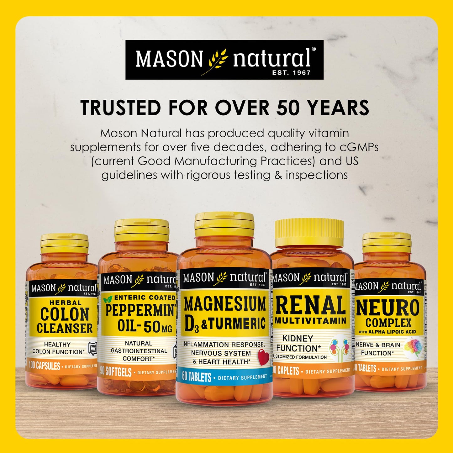 Mason Natural Ear Health Plus with B Vitamins Tablets, 100 Count