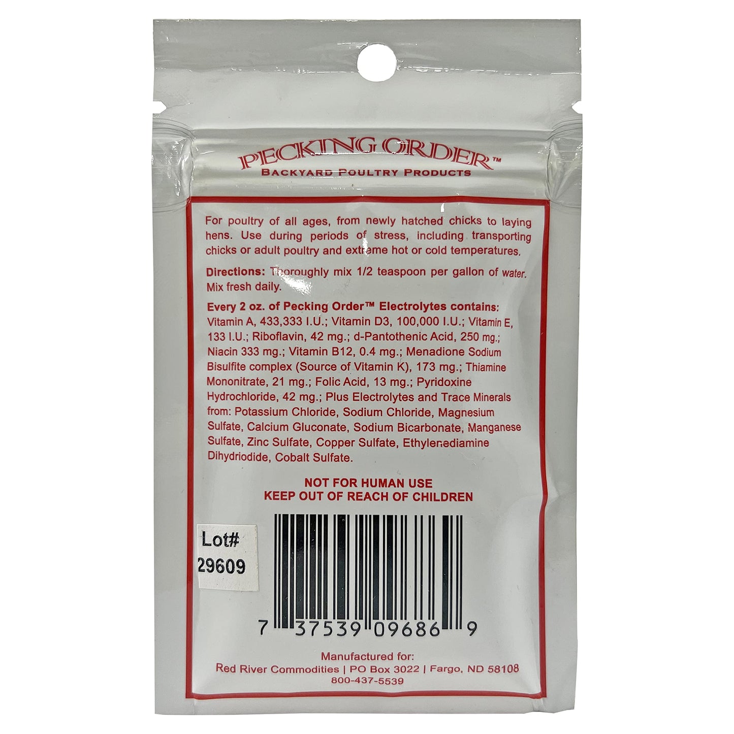 Pecking Order Electrolytes Plus Vitamins & Trace Minerals for Chicks & Hens Powder 2
