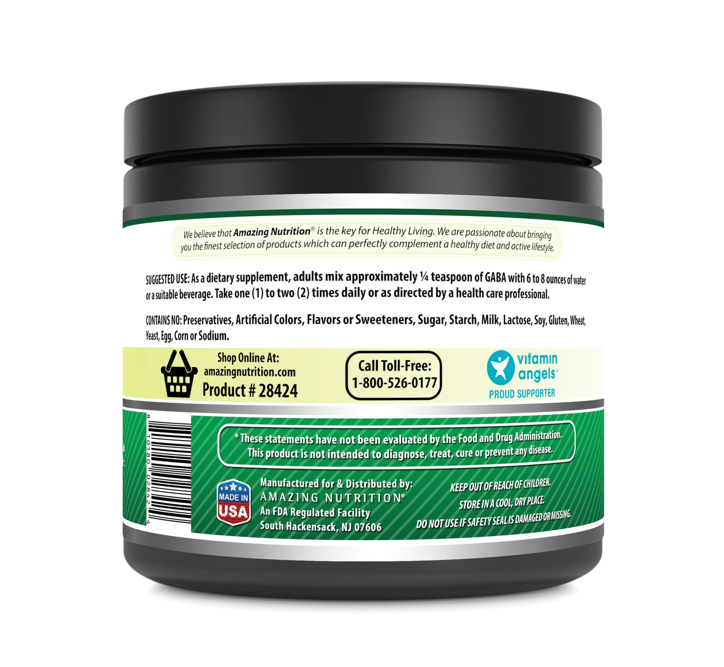 Amazing Nutrition GABA Powder 17.63 Ounce