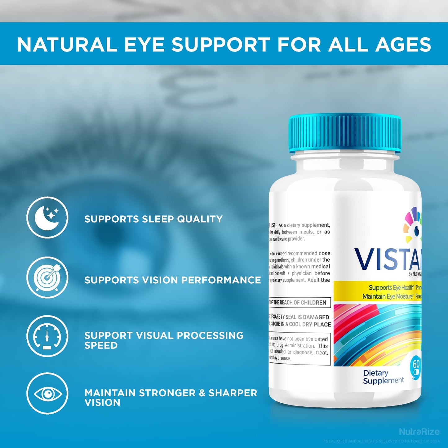 NutraRize Vistamax Capsules, 120 Capsules
