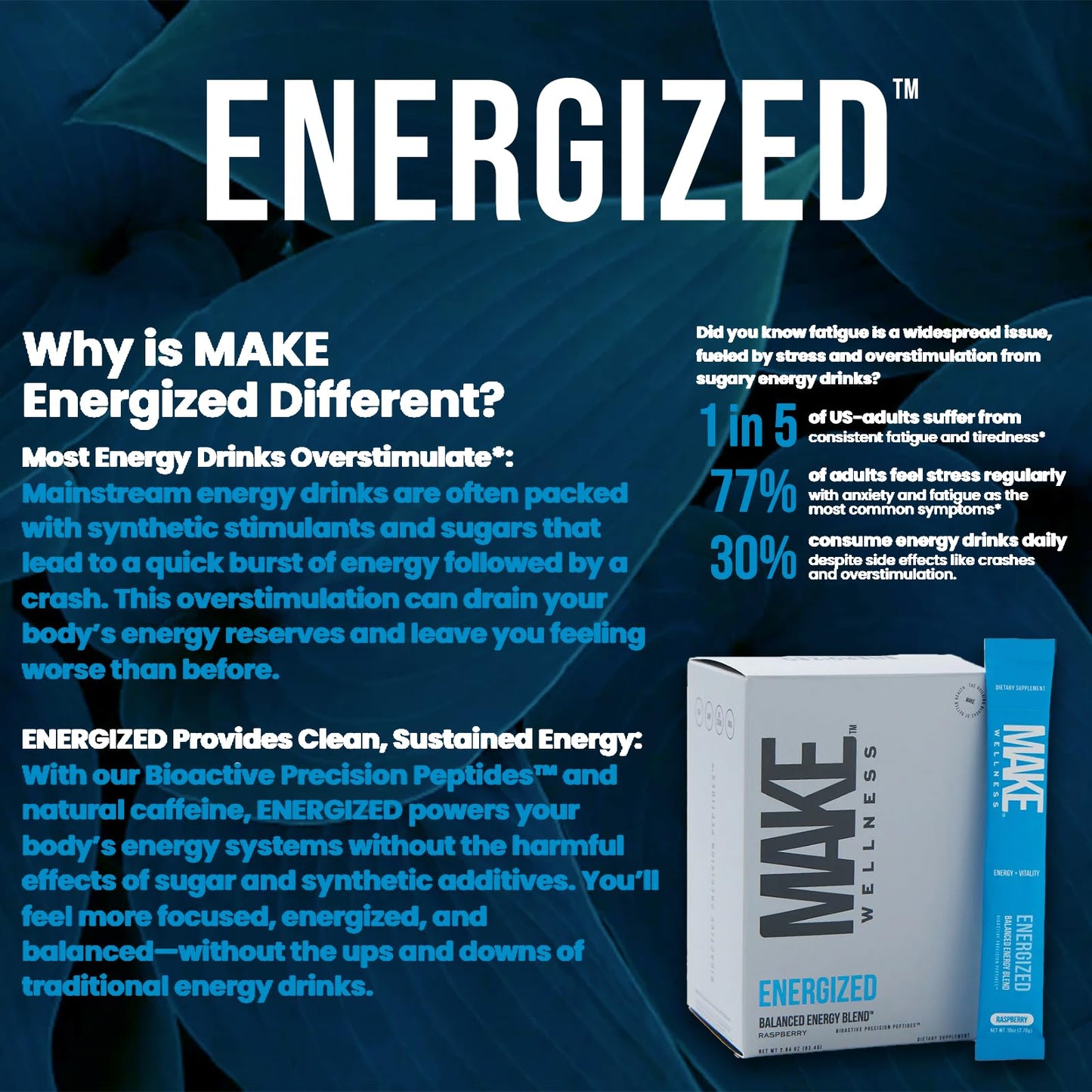 Make Wellness Energized Powder 2.94 oz