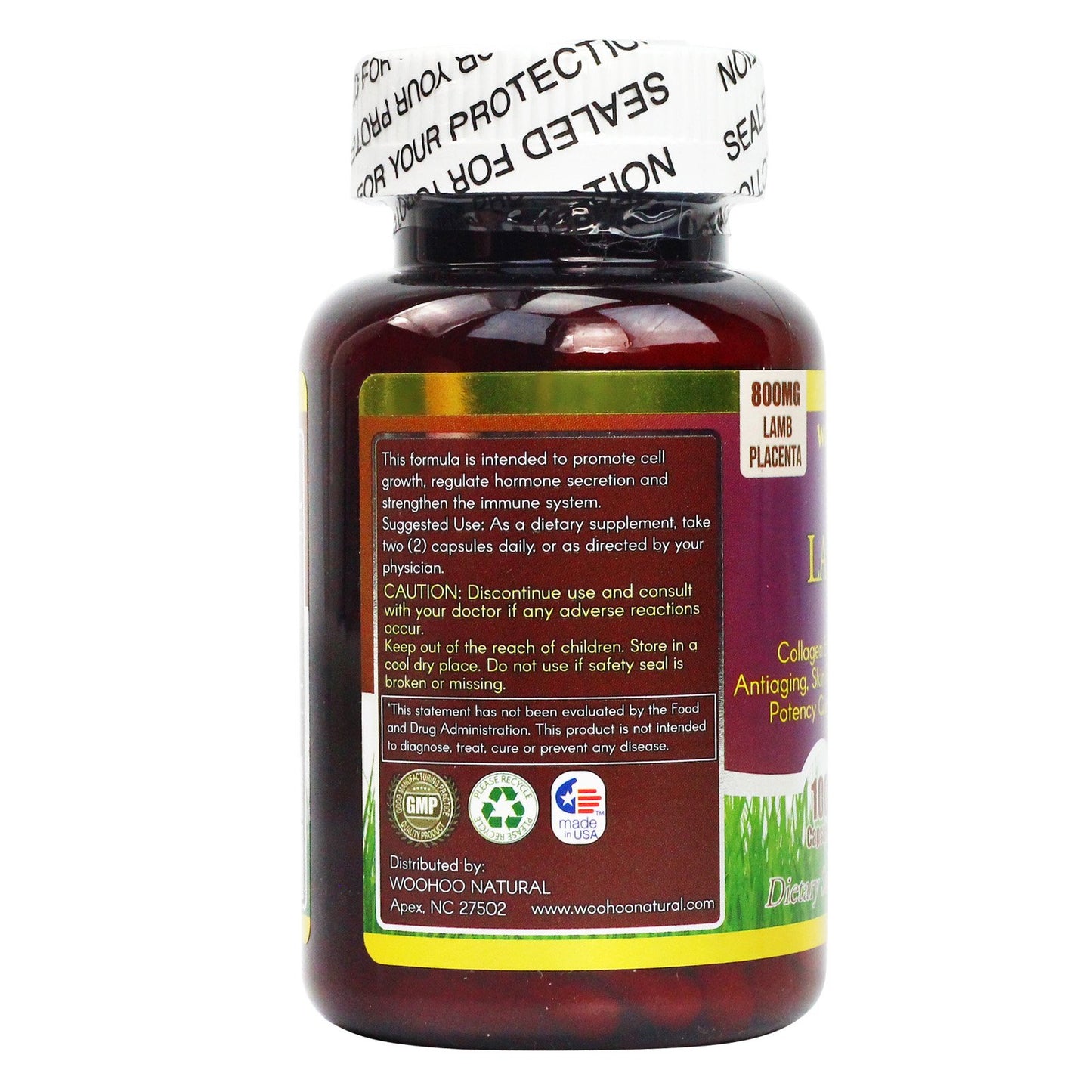 Woohoo Natural DNA Lamb Placenta Capsule 100