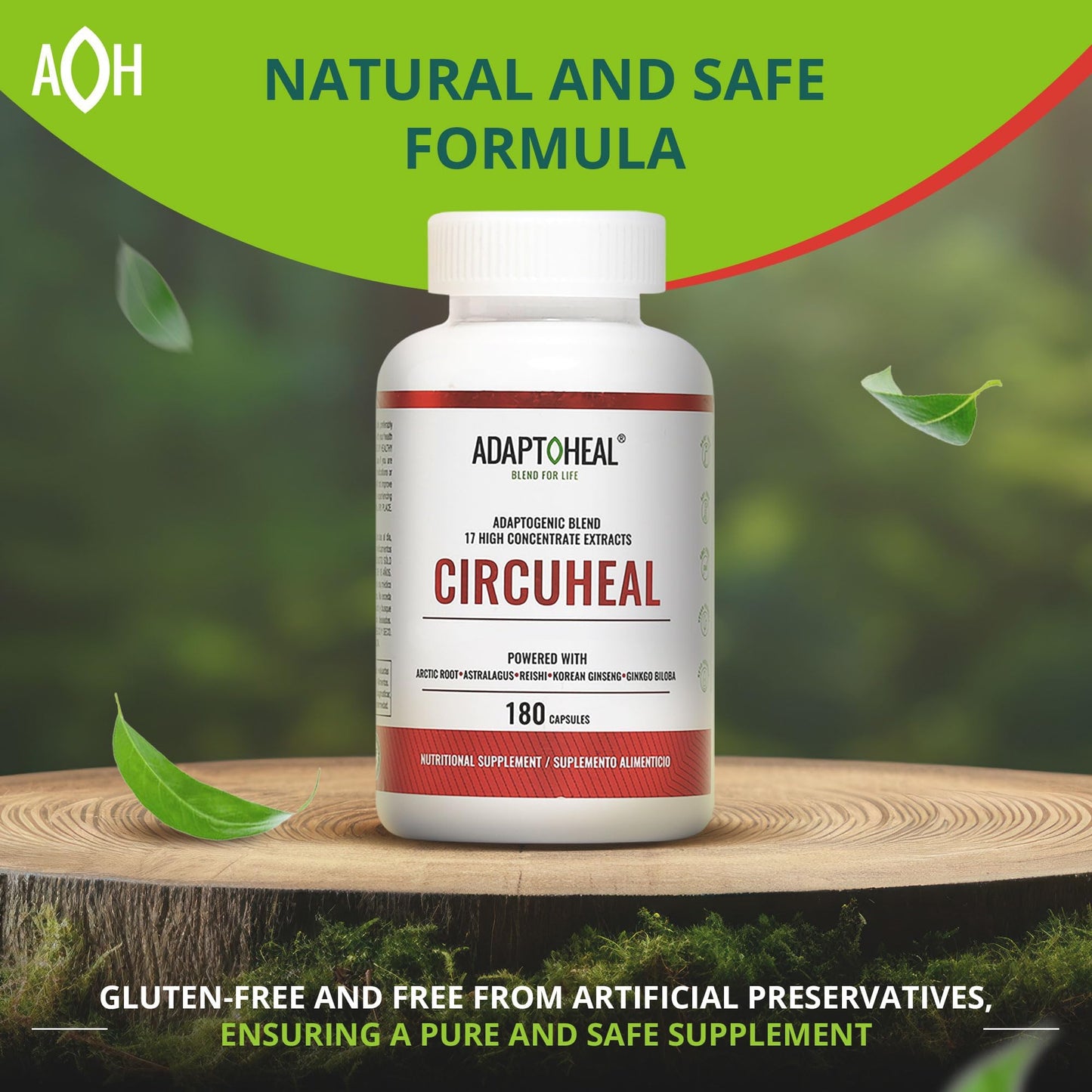 ADAPTOHEAL Circuheal Capsules 180