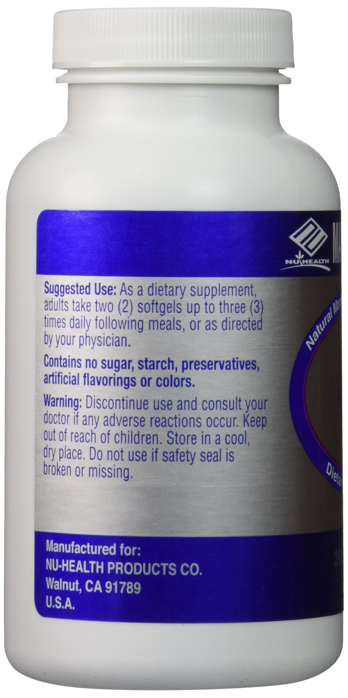Nu-Health Marine Lipid Nu-11 Dietary Supplement Softgels 200