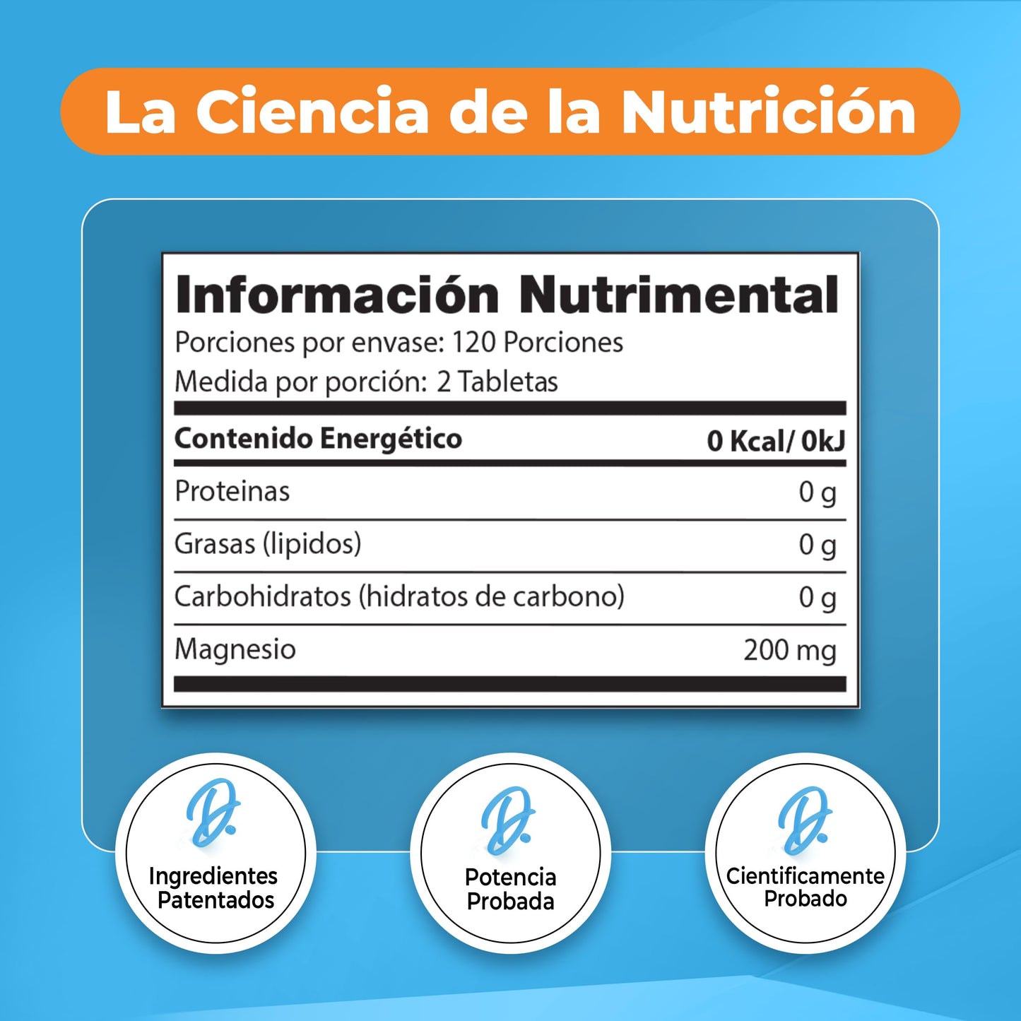 Doctor's BEST Magnesium Tablet 120 Count