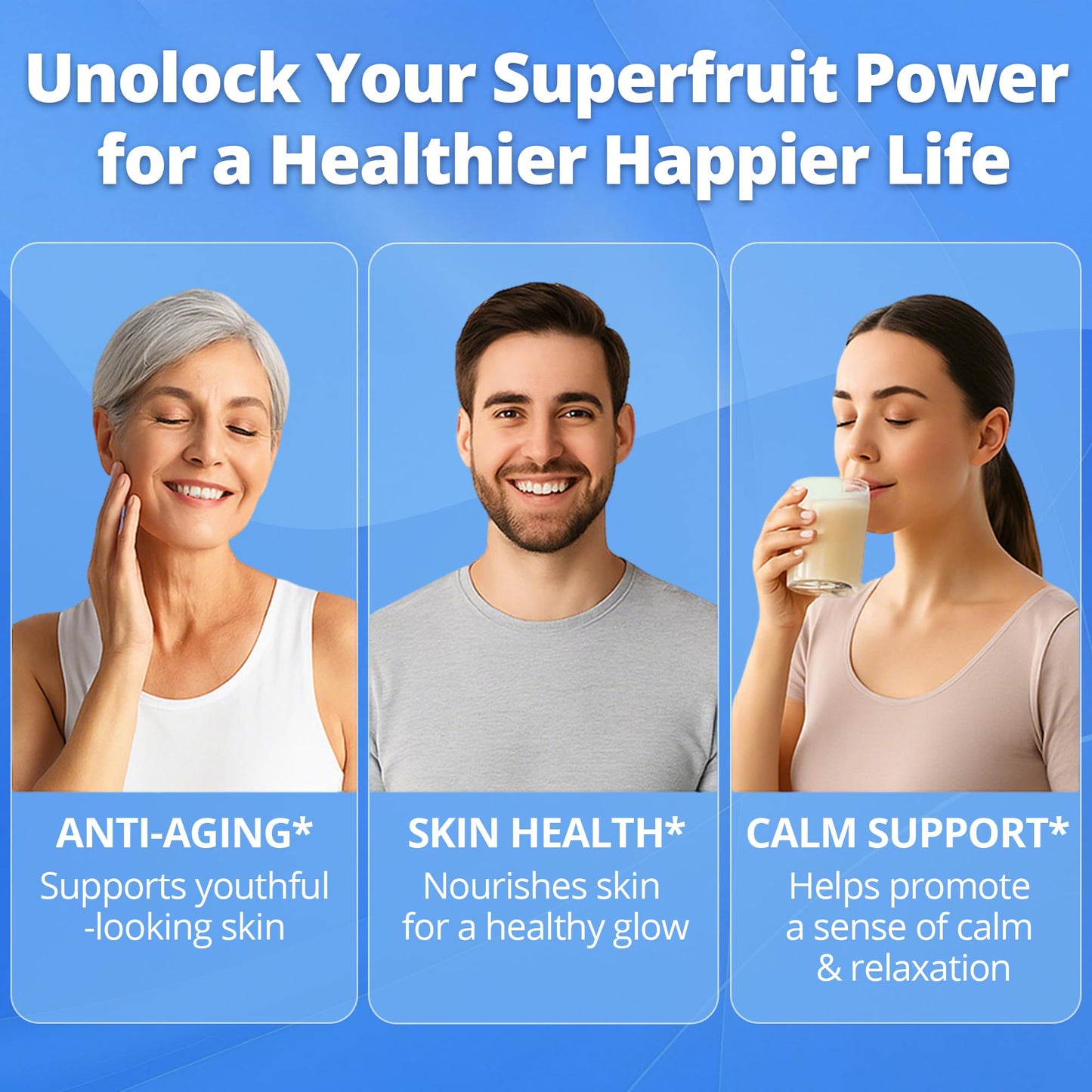 QIN SHAN TANG Superfruit Longevity Mix 36-in-1 Powder, 6.35 oz
