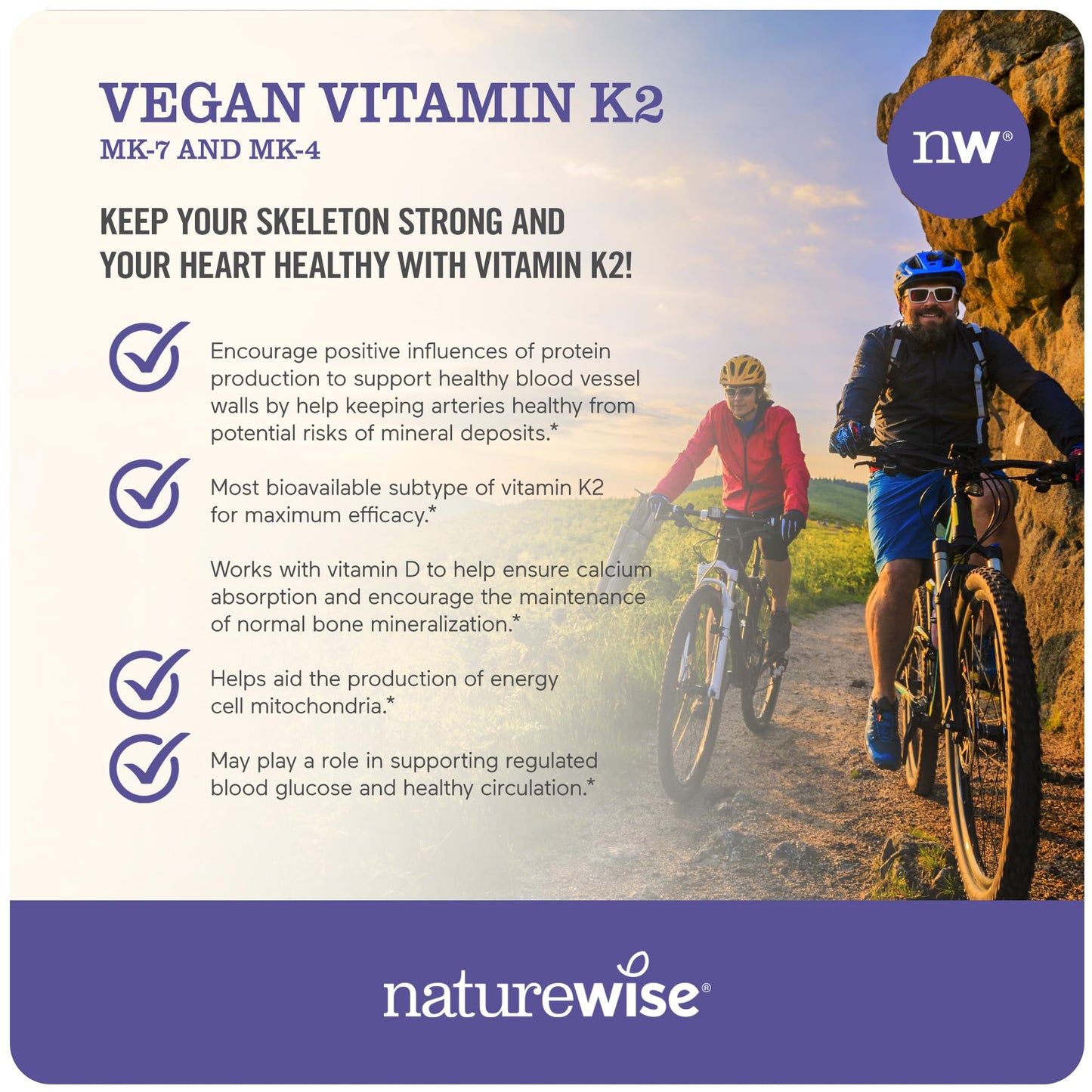NatureWise Curcumin Turmeric 2250mg with BioPerine & Vegan Vitamin K2 MK-7 100mcg and MK4 500mcg Softgels, 270