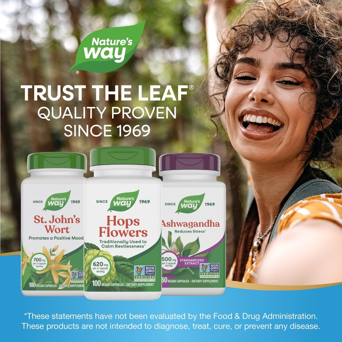 Nature's Way Hops Flowers, 200 Capsules
