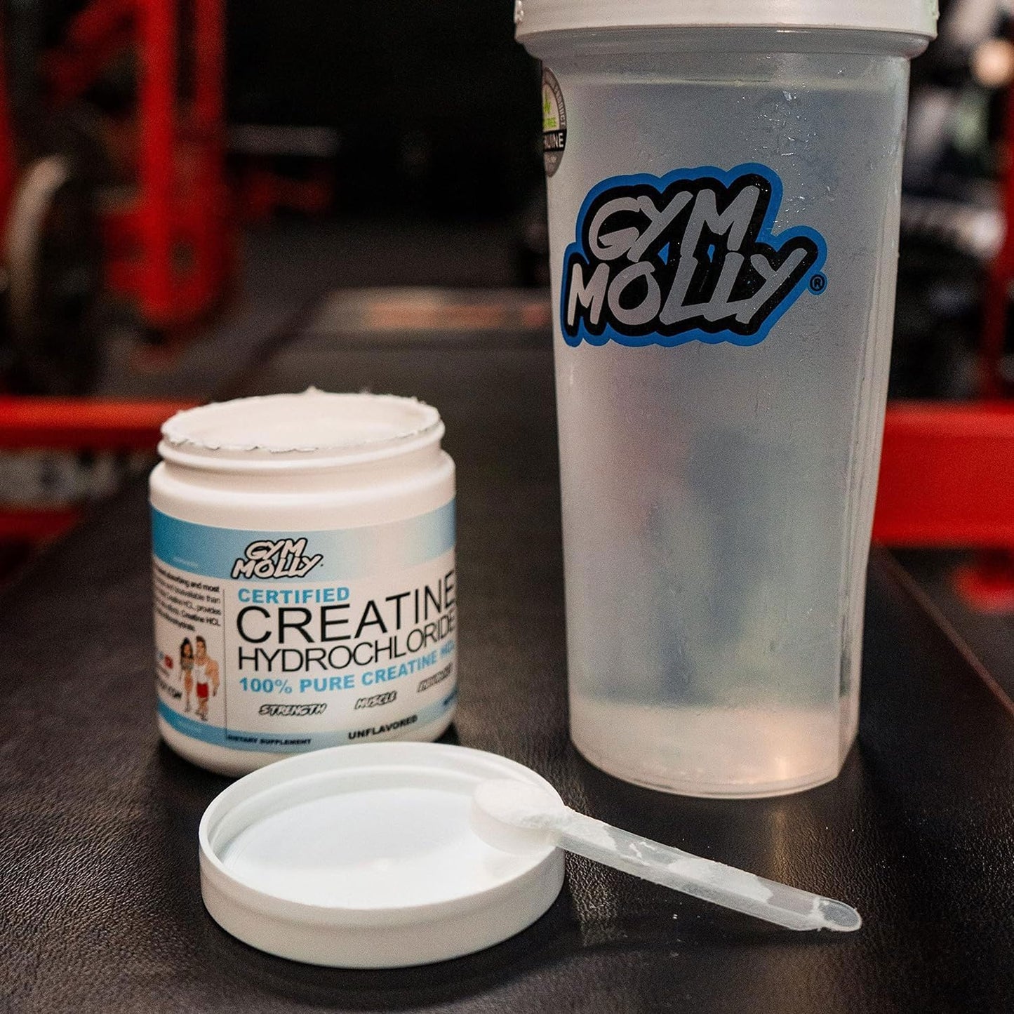 Gym Molly Creatine Hydrochloride Powder (HCL) 1.98 Ounce