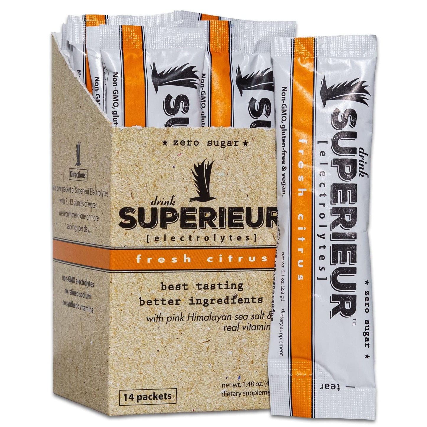 Superieur Sea Mineral Electrolyte Powder 14 Packets