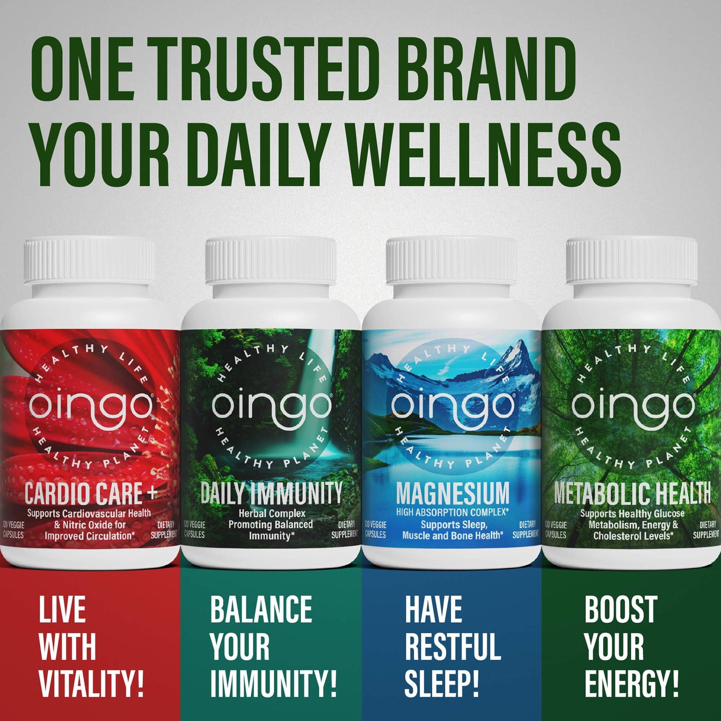 Oingo Metabolic Health Supplement Capsule, 120 Count