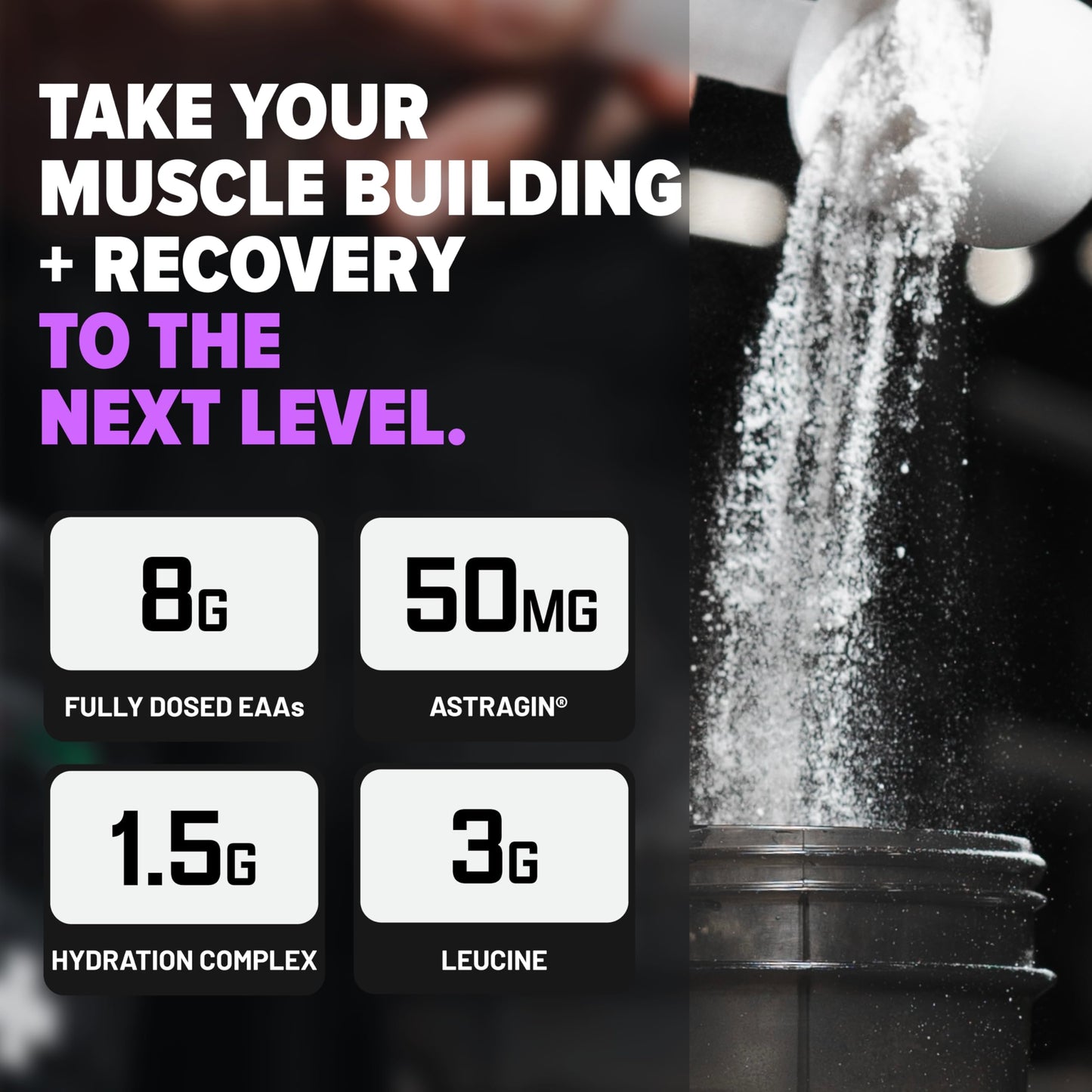 Nutrex Research EAA Hydration Powder 13.75 Ounce, 30 Servings