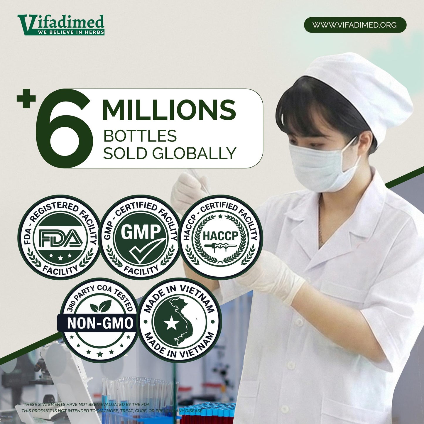 VIFADIMED Smooth Move Bundle for IBS Constipation Support, Gut Motility for Bowel Movement and Regularity, Bloating & Gas Relief, Mucus Production Assist, Lining & Microbiome Support, 180 Capsules