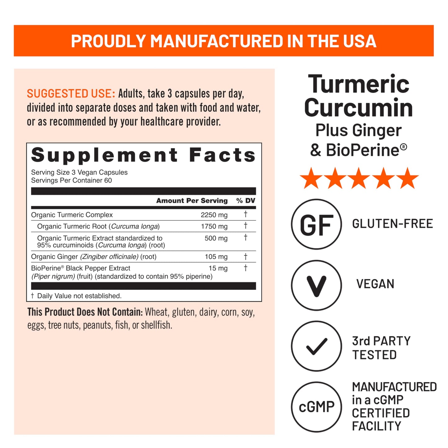 NatureWise Curcumin Turmeric 2250mg - Advanced Absorption from 95% Curcuminoids & BioPerine Black Pepper Extract - Daily Joint and Immune Health Support - Vegan Capsule 180 Count