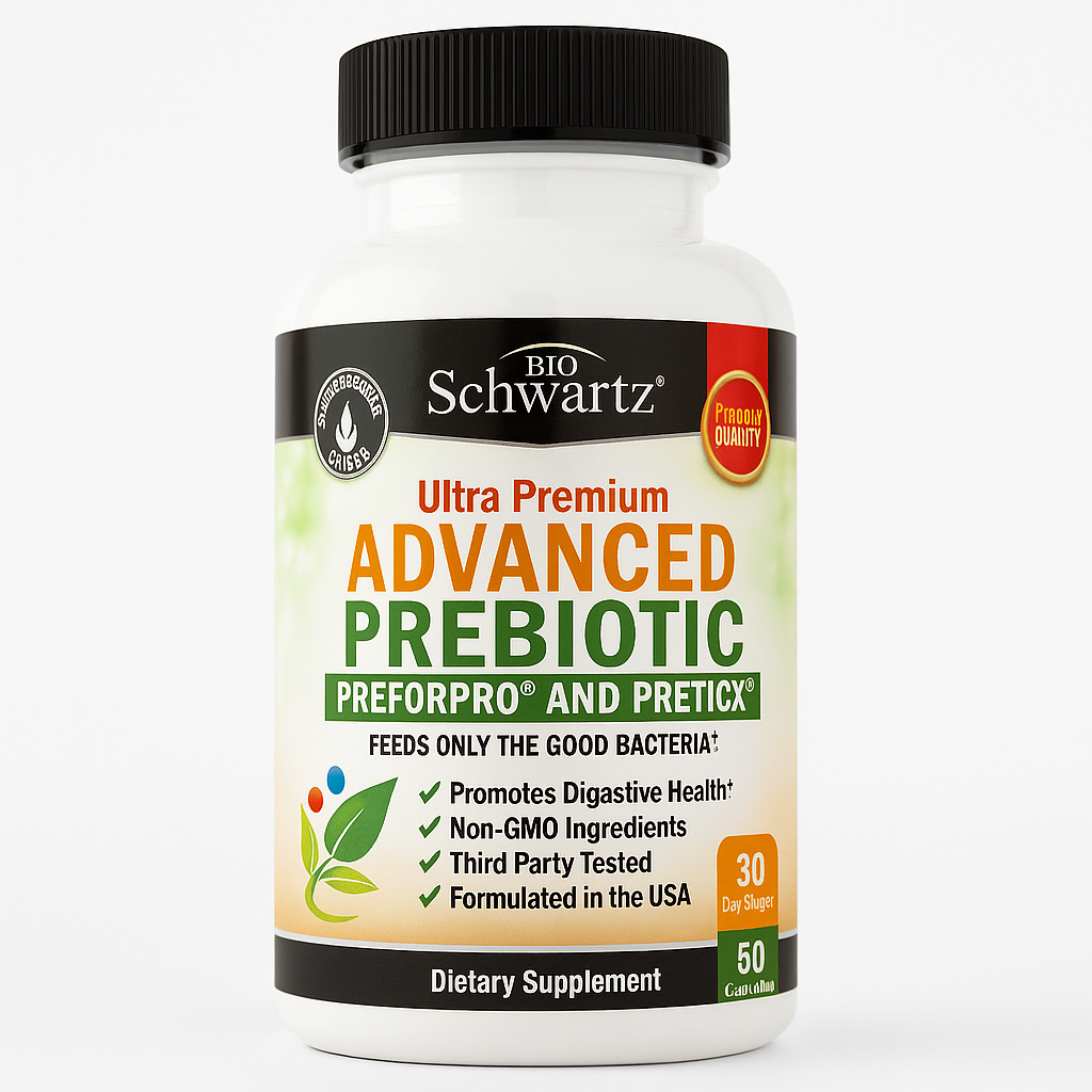 BioSchwartz Advanced Prebiotic Fiber Capsule 60 Count