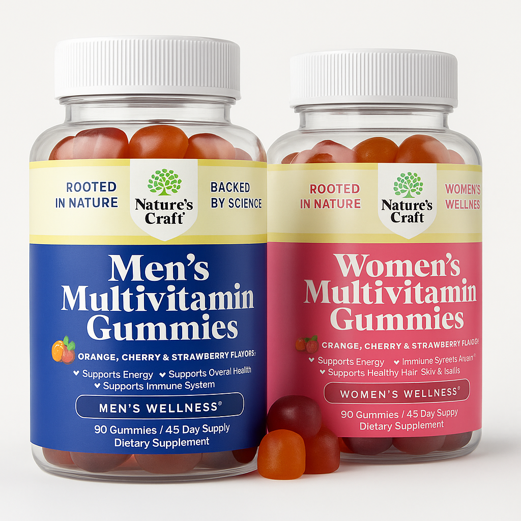 Nature's Craft Chewable Multivitamin Gummies 2-Pack