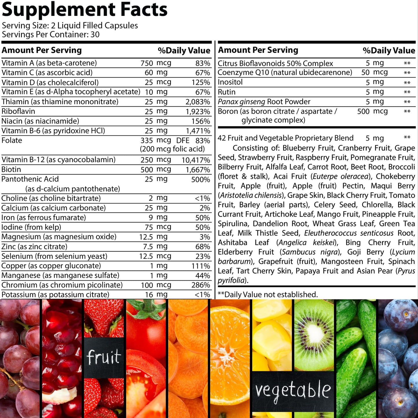 Iman Vitamins Halal Complete Multivitamin Capsules, 60 Count