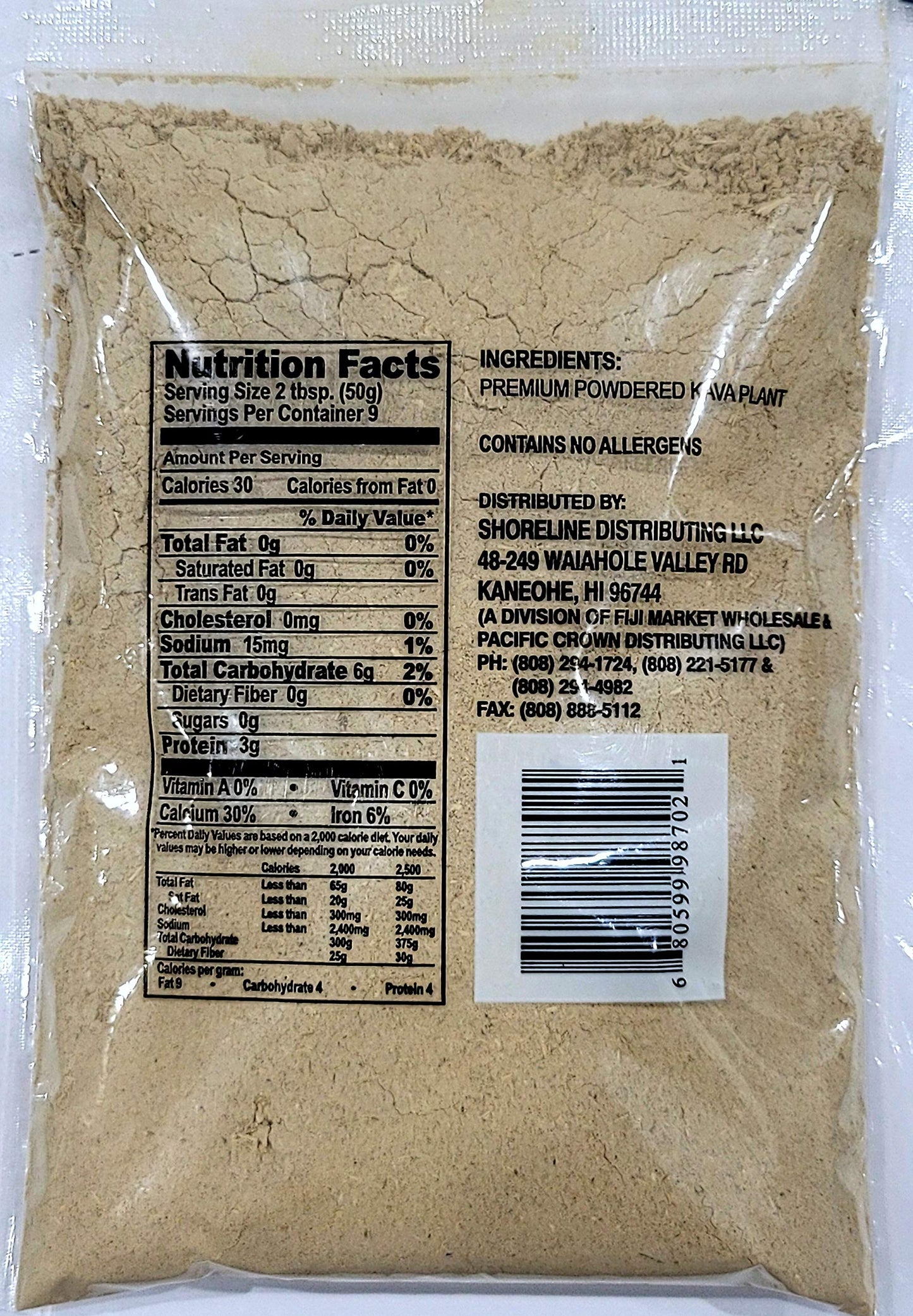 Tikaram's Kava Kava Fiji Premium Powder 8 oz