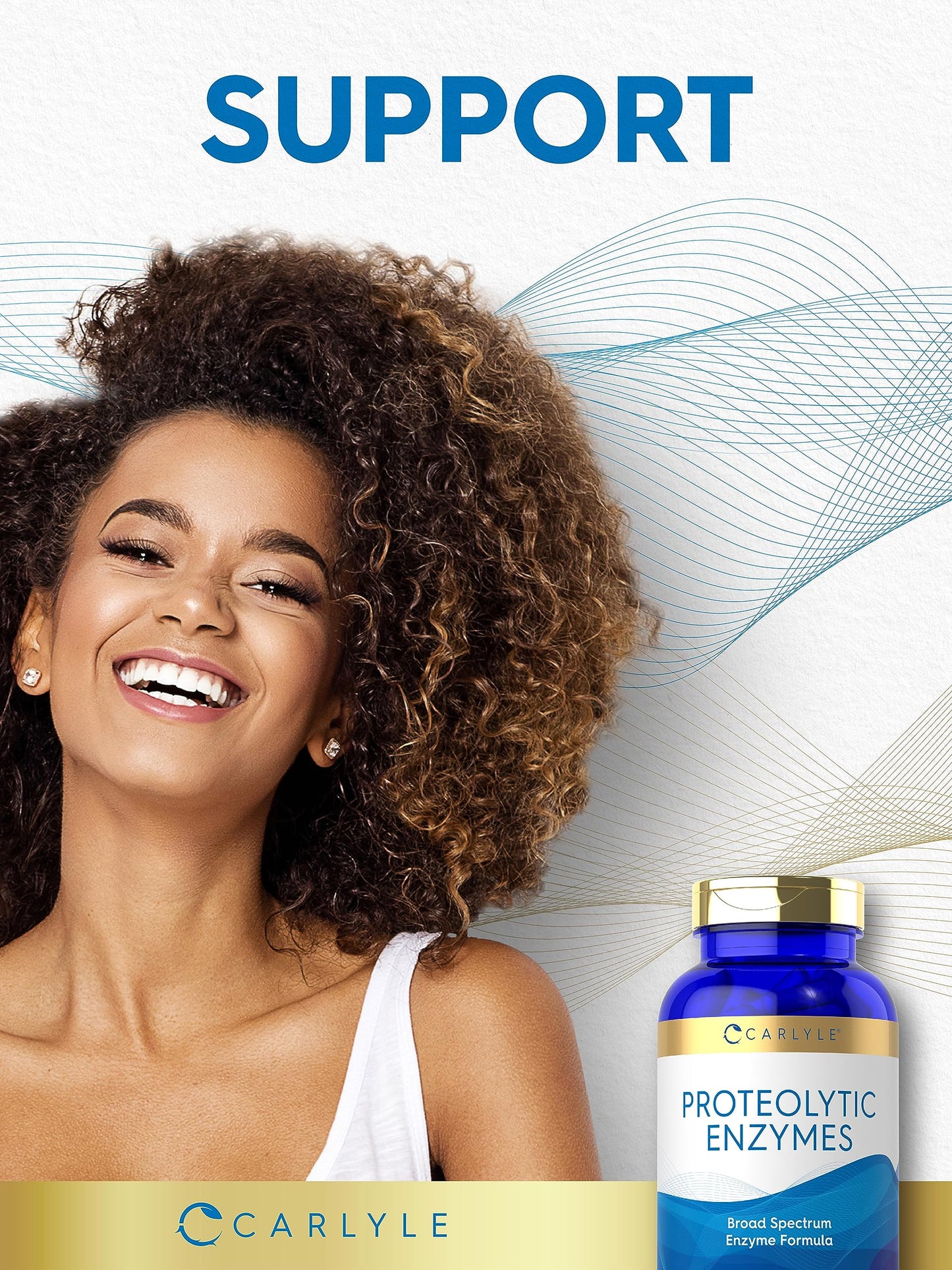 Carlyle Proteolytic Enzymes Capsule, 300 Capsules