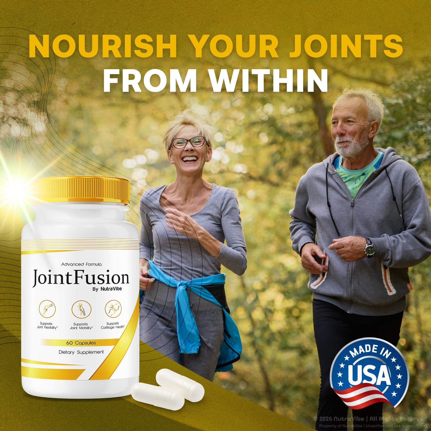 NutraVibe Joint Fusion Capsules, 120 Capsules