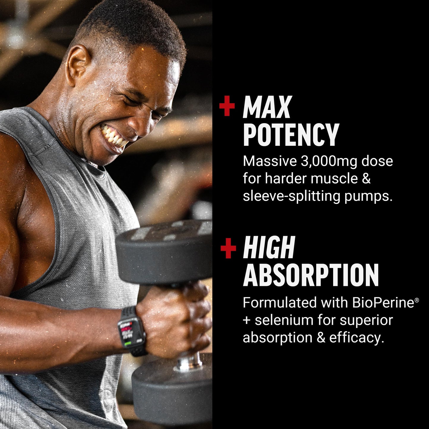 Force Factor Longjack Tongkat Ali Max Men's Vitality L-Arginine Nitric Oxide for Muscle Building 210 Capsules