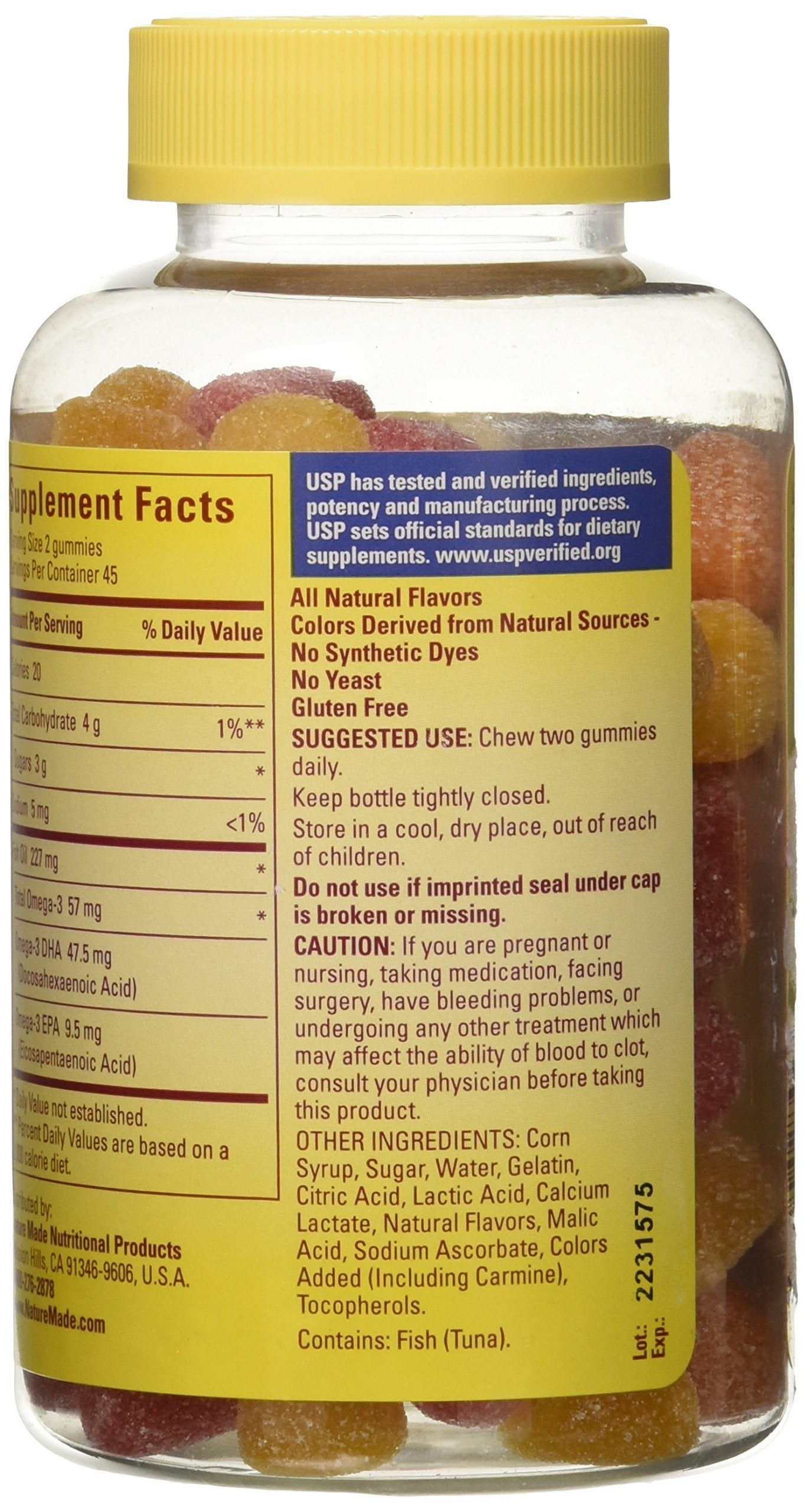 Nature Made Fish Oil Gummies 180