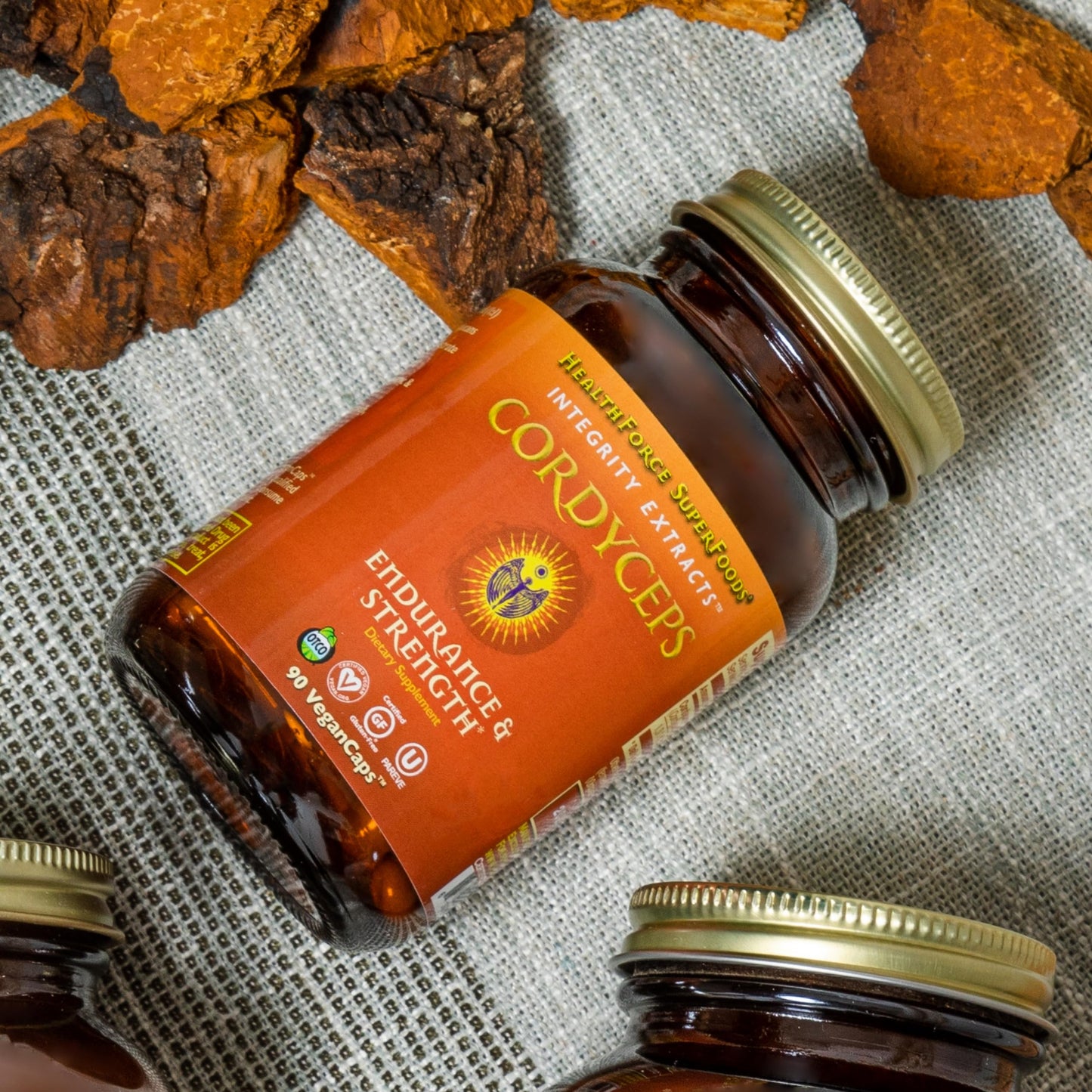 HealthForce SuperFoods Integrity Extracts Cordyceps Capsules, 90 Vegan Capsules