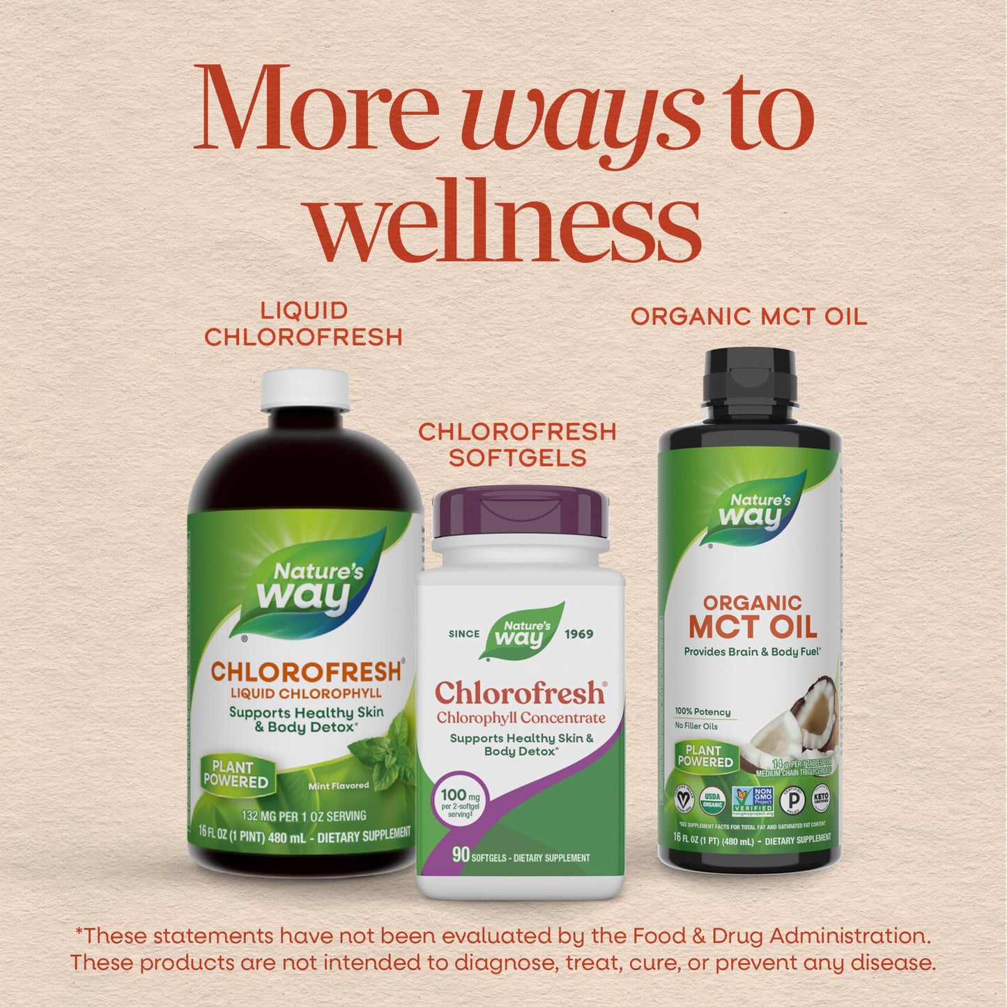 Nature's Way Chlorofresh Chlorophyll Concentrate Softgel, 90 Softgels