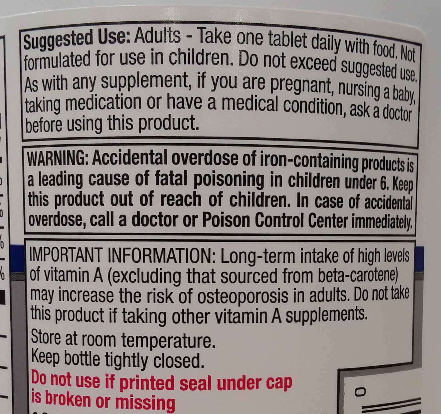 Equate Complete Ultra Women's Health Tablet 1 Count