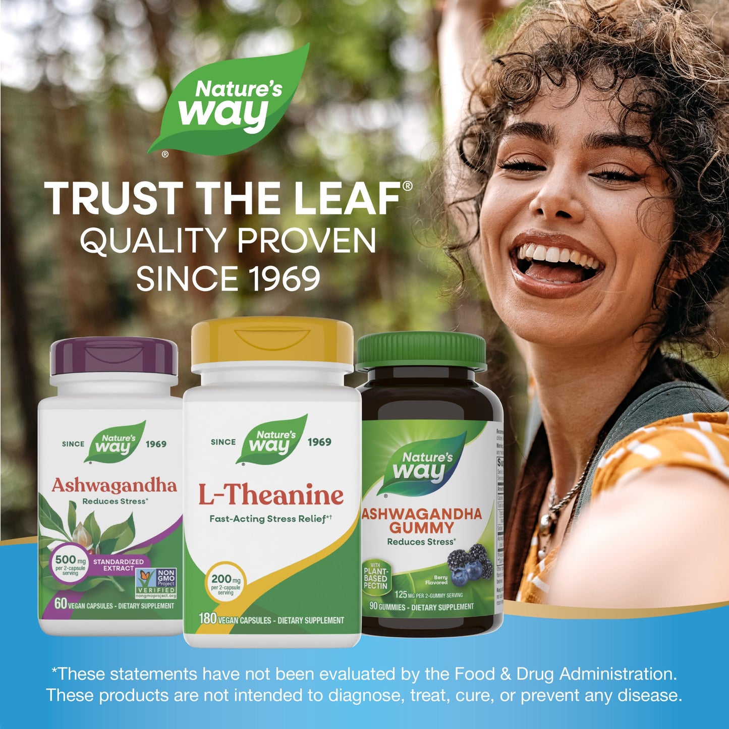 Nature's Way L-Theanine Capsules 180 Capsules