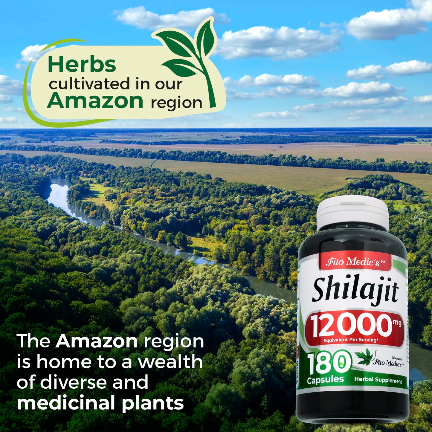 FITO MEDIC'S Shilajit Capsules 180 Count