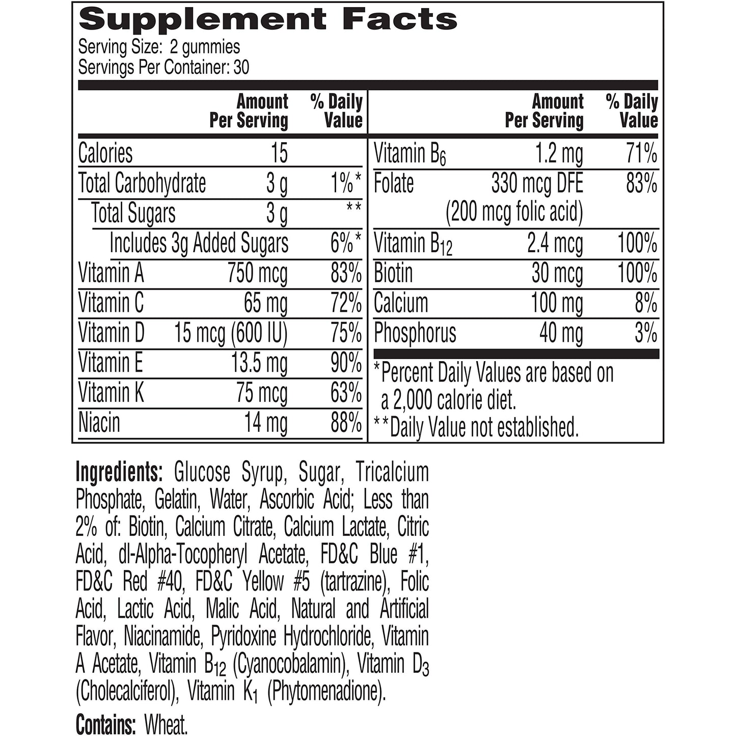 ONE A DAY Vitacrave For Him & Vitacrave Teen For Her Gummies, 240 Gummies, Pack of 4