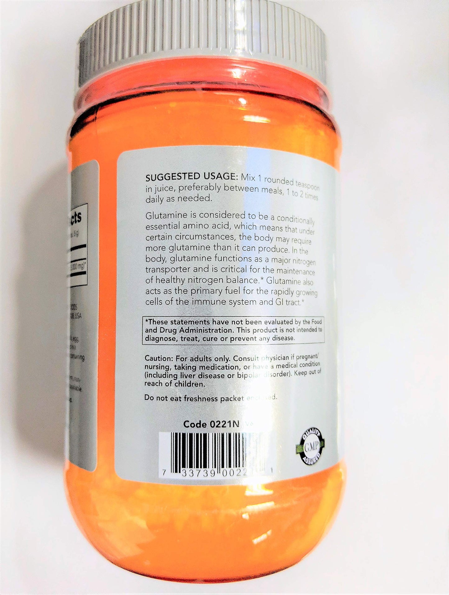 NOW Foods L-Glutamine Powder 16 oz