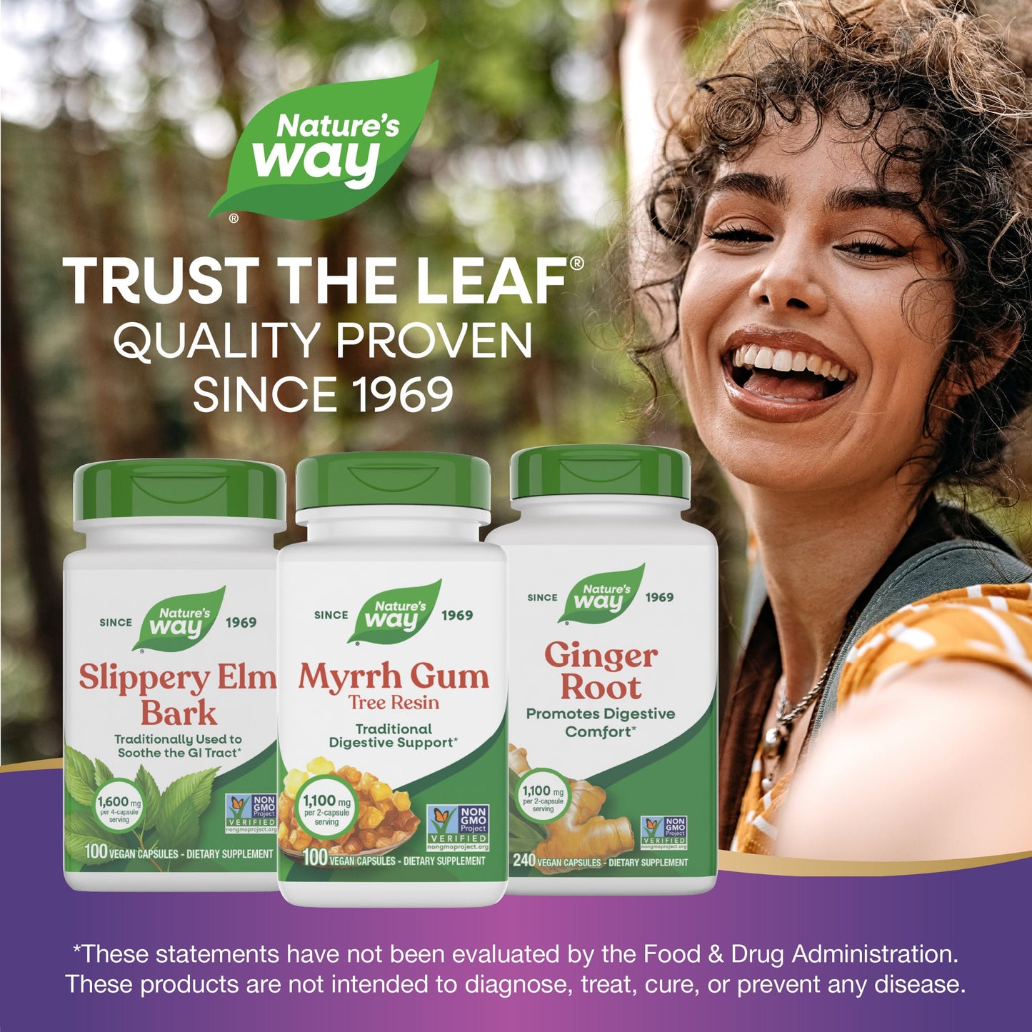 Nature's Way Myrrh Gum Tree Resin Capsules 100 Capsules