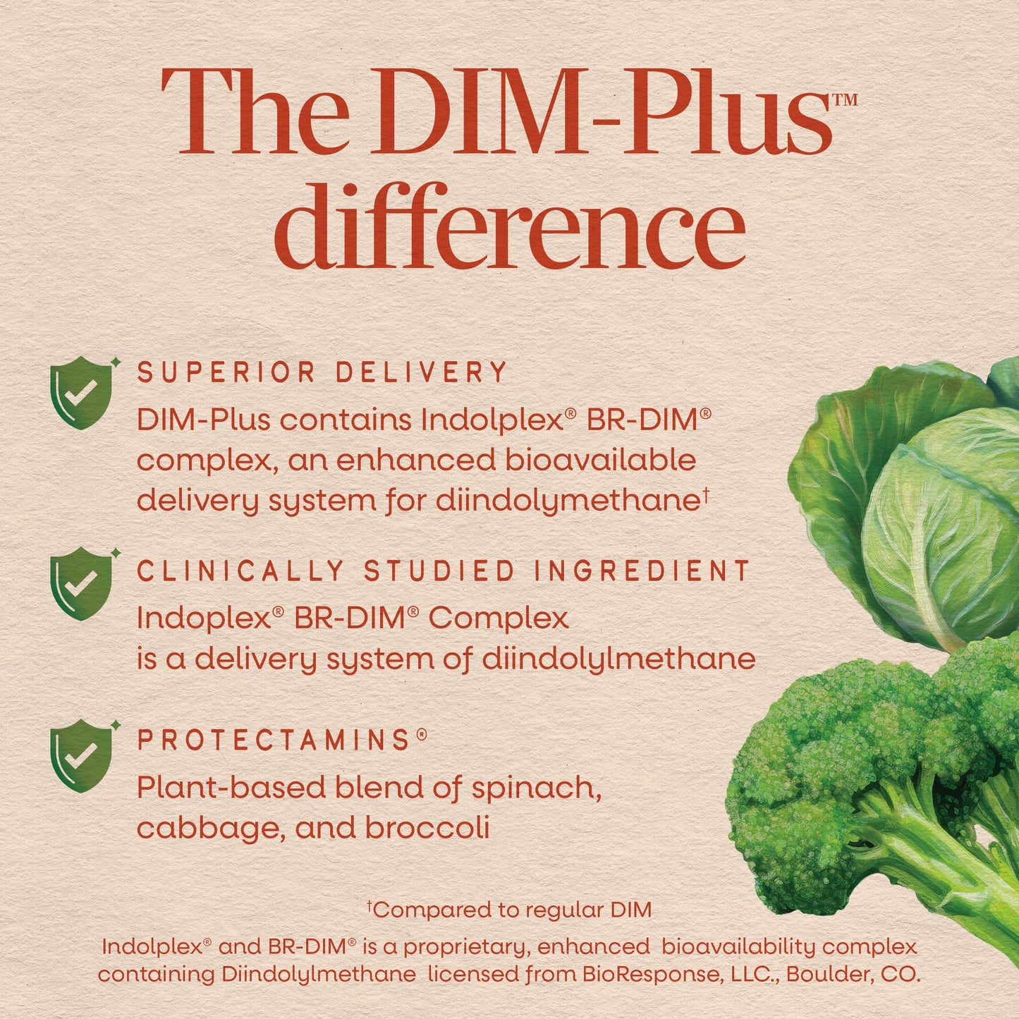 Nature's Way DIM-Plus DIM Supplement, BR-Diindolylmethane 100 mg, Capsule, 120 Count