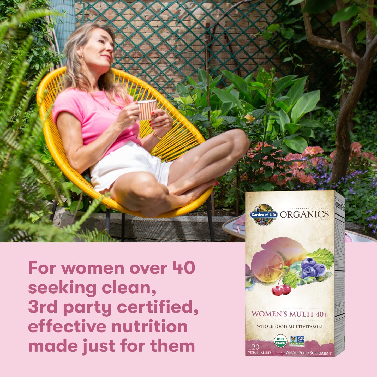 Garden of Life Multivitamin for Women 40 Plus Caplets 720