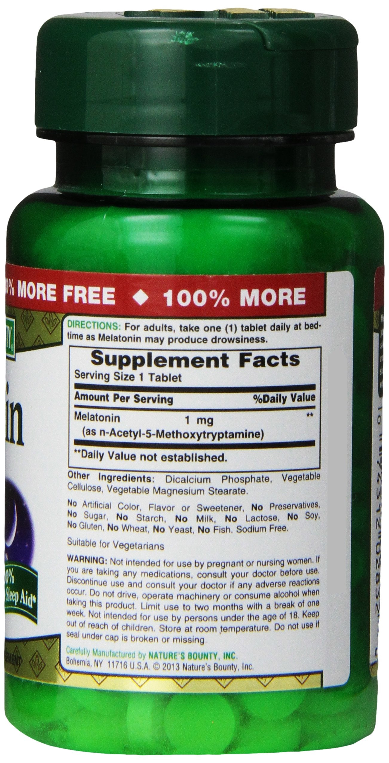 Nature's Bounty Melatonin 1mg, 540 Tablets