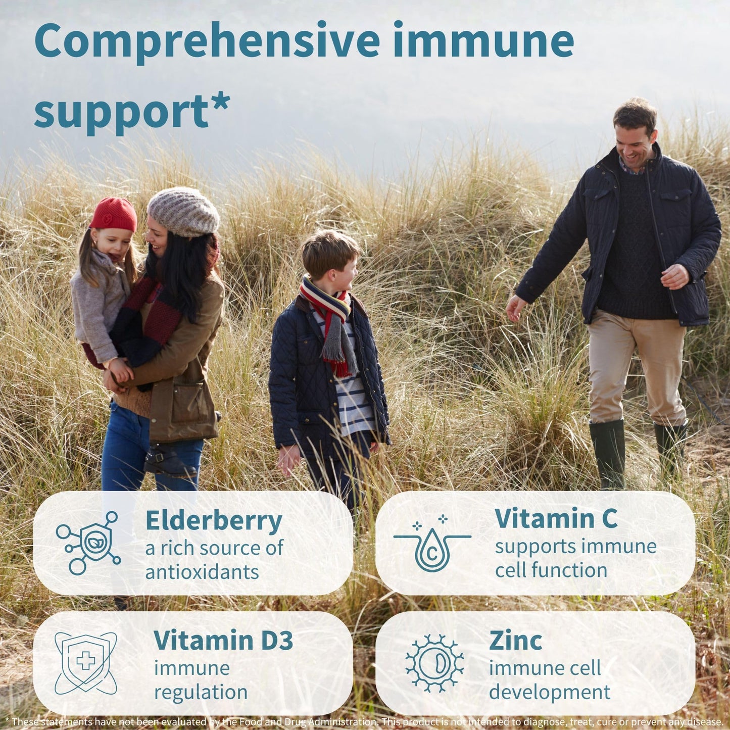 Igennus Healthcare Nutrition Advanced Elderberry Immune Gummies with Vitamin C, Zinc & D3, 4-in-1 Formula, 75:1 Concentration Standardized Extract, Natural Flavors, Clean Label, Vegetarian, Kids and Adults, 90 Gummies