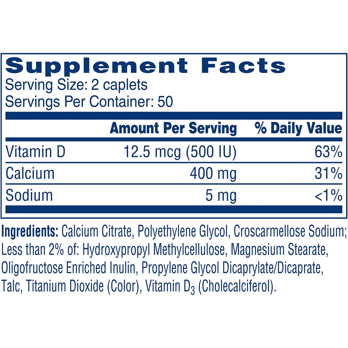 Citracal Calcium Citrate Petites with Vitamin D Tablets, 400 Tablets