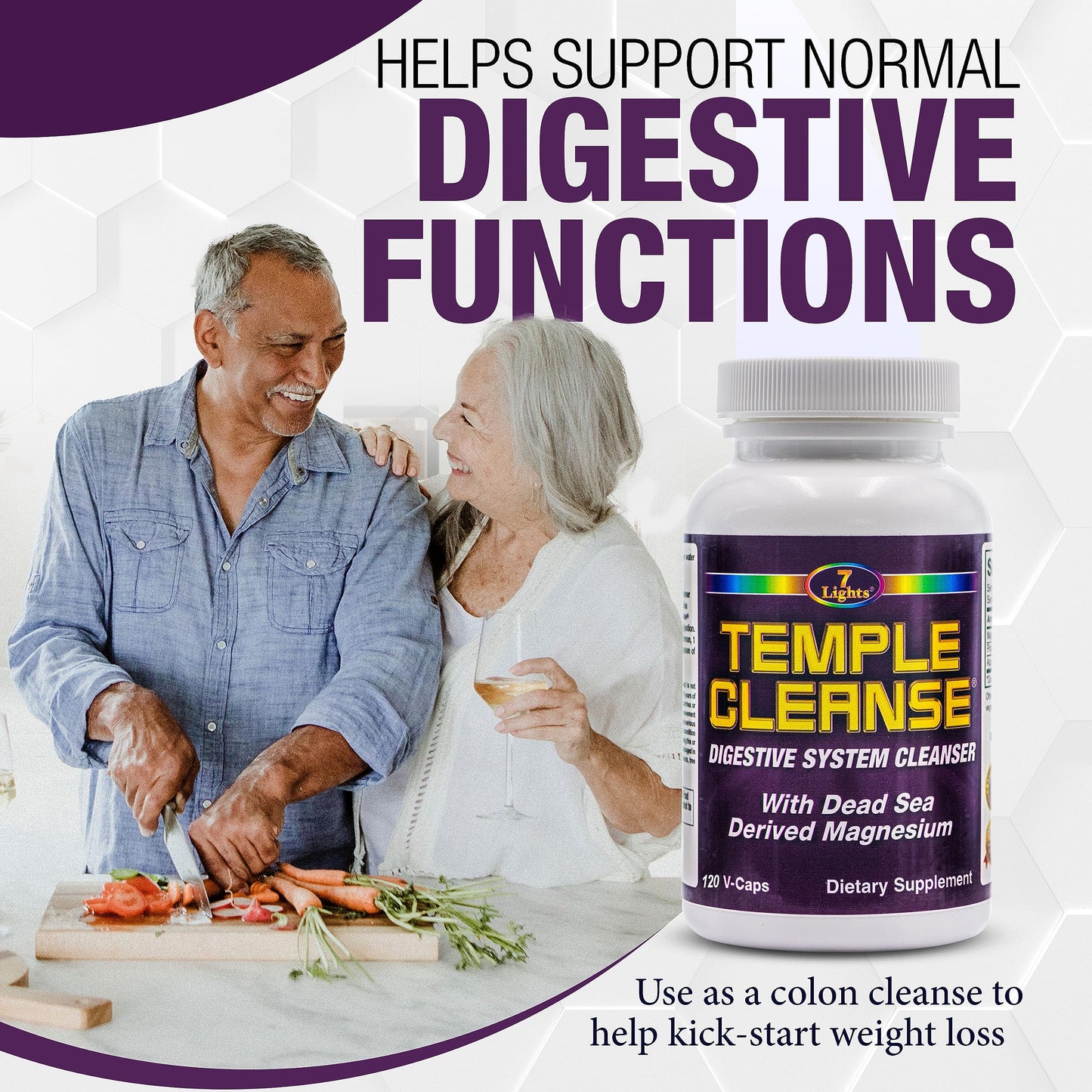 7 Lights Temple Cleanse Capsule 120 Count