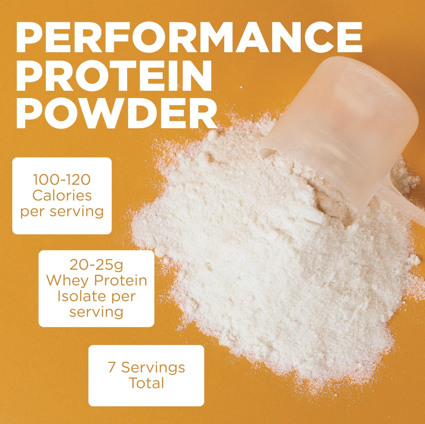 TransformHQ Whey Protein Isolate (WPI) Orange Whip Flavored Protein Powder, 8 oz
