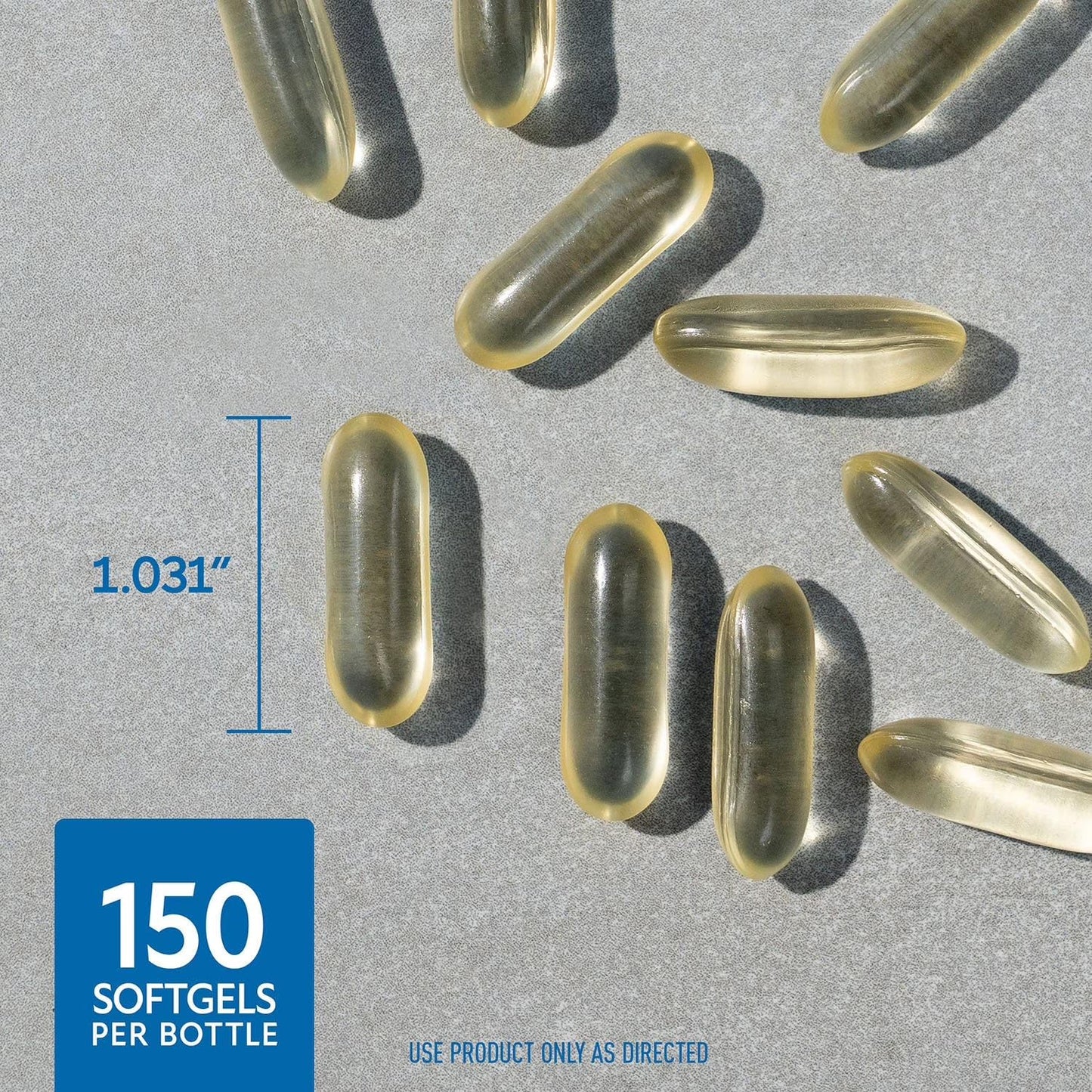 Generic Vegan Omega-3 Softgels 150 Count