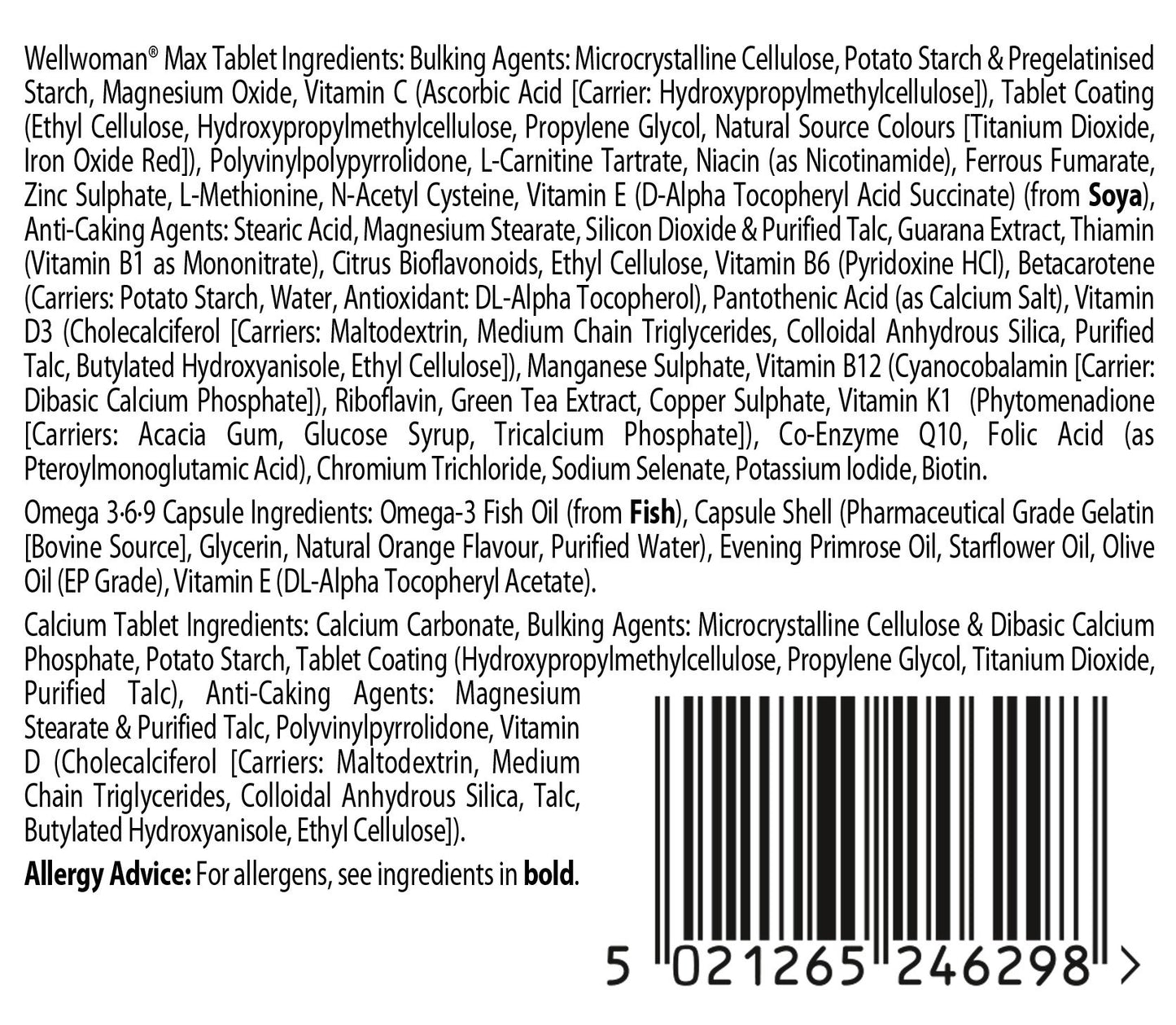 Wellwoman Max Capsules, 84 Capsules