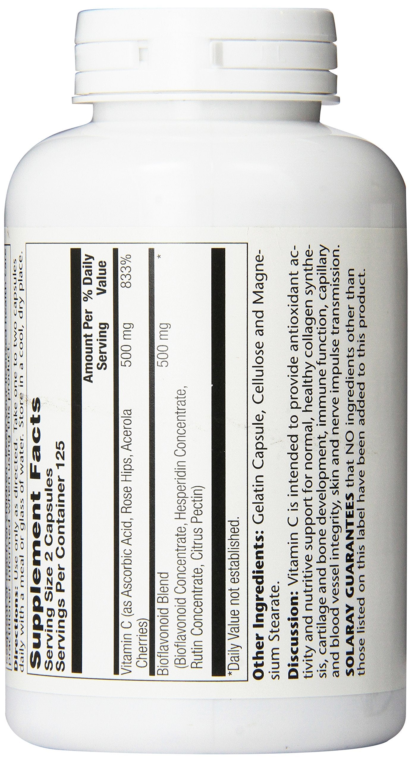 SOLARAY C Super Bio-Plex Supplement Capsules 250